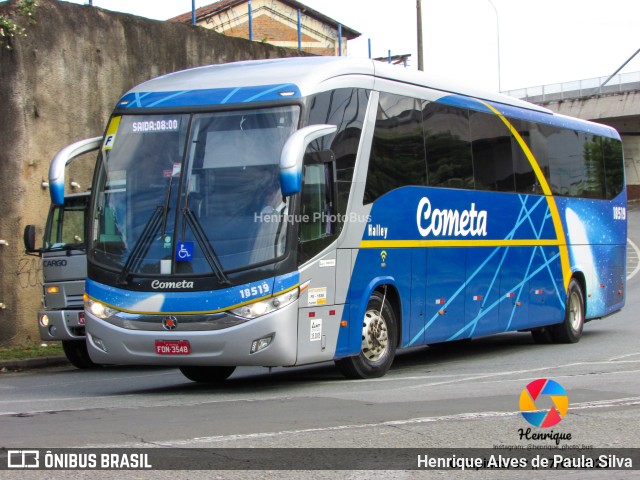 Viação Cometa 18519 na cidade de Campinas, São Paulo, Brasil, por Henrique Alves de Paula Silva. ID da foto: 11095342.