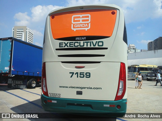 Viação Garcia 7159 na cidade de São Paulo, São Paulo, Brasil, por André  Rocha Alves. Número da foto: #11094507.