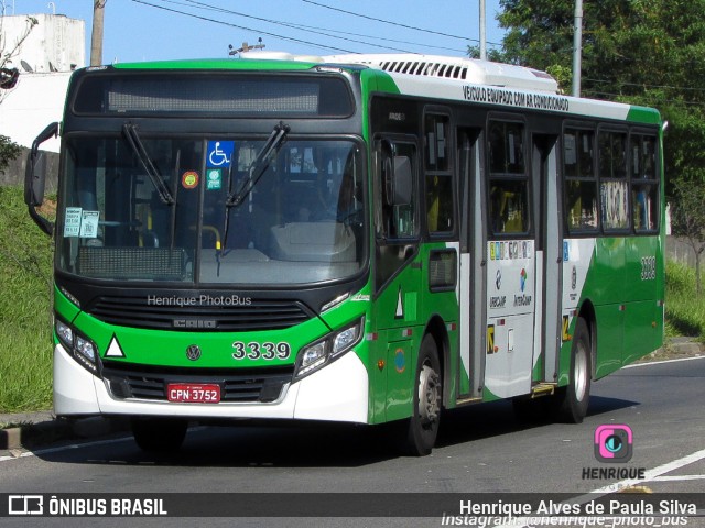 VB Transportes e Turismo 3339 na cidade de Campinas, São Paulo, Brasil, por Henrique Alves de Paula Silva. ID da foto: 11094554.