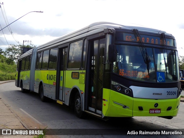 Viação Progresso 20509 na cidade de Belo Horizonte, Minas Gerais, Brasil, por Adão Raimundo Marcelino. Número da foto: #11096004.