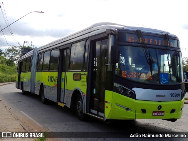 Viação Progresso 20509 na cidade de Belo Horizonte, Minas Gerais, Brasil, por Adão Raimundo Marcelino. ID da foto: 11096004.