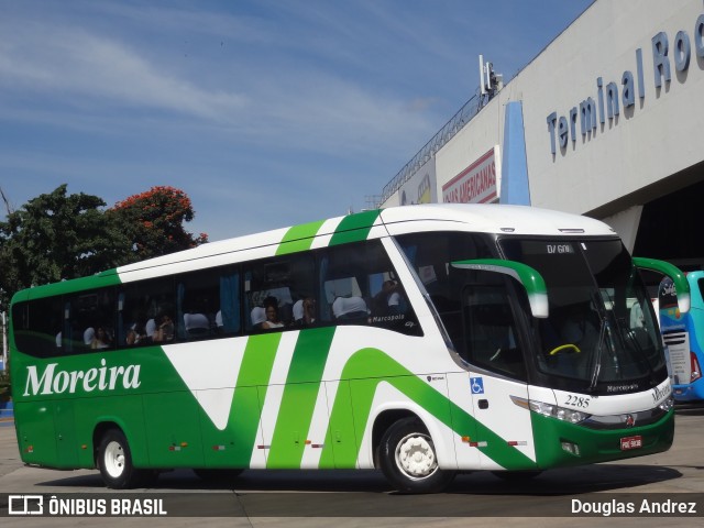 Empresa de Transportes e Turismo Moreira 2285 na cidade de Goiânia, Goiás, Brasil, por Douglas Andrez. Número da foto: #11095092.
