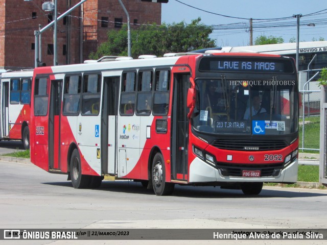 Itajaí Transportes Coletivos 2052 na cidade de Campinas, São Paulo, Brasil, por Henrique Alves de Paula Silva. Número da foto: #11095284.