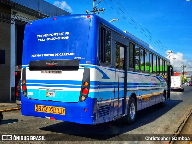 Transportes RL GB 2186 na cidade de Cartago, Cartago, Costa Rica, por Christopher Gamboa. ID da foto: 11094498.