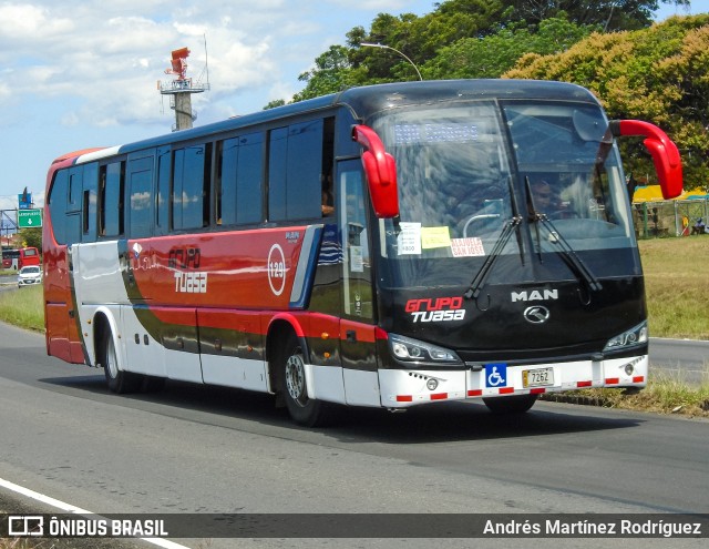 TUASA - Transportes Unidos Alajuelenses 129 na cidade de Alajuela, Alajuela, Costa Rica, por Andrés Martínez Rodríguez. Número da foto: #11097896.