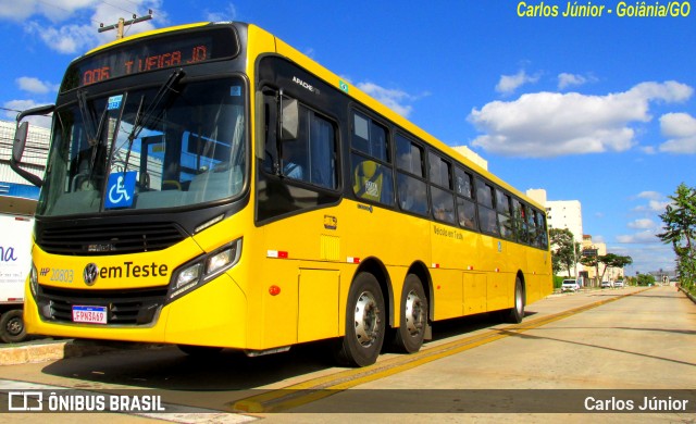 HP Transportes Coletivos 20803 na cidade de Goiânia, Goiás, Brasil, por Carlos Júnior. Número da foto: #11096913.