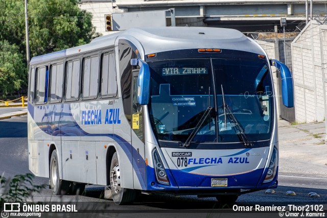 Flecha Azul 078 na cidade de Querétaro, Querétaro, México, por Omar Ramírez Thor2102. Número da foto: #11098519.
