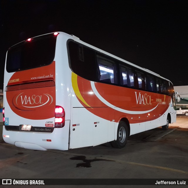 ViaSol Transportes Rodoviários 109038 na cidade de São Carlos, São Paulo, Brasil, por Jefferson Luiz. Número da foto: #11096689.