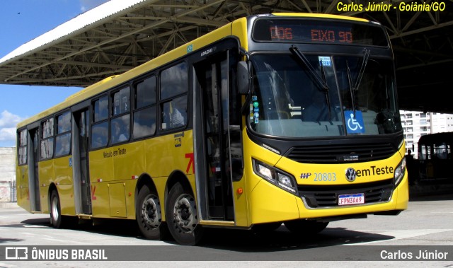HP Transportes Coletivos 20803 na cidade de Goiânia, Goiás, Brasil, por Carlos Júnior. Número da foto: #11096902.