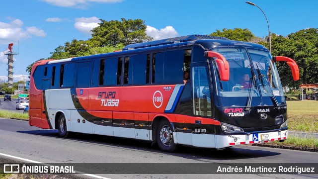 TUASA - Transportes Unidos Alajuelenses 108 na cidade de Alajuela, Alajuela, Costa Rica, por Andrés Martínez Rodríguez. Número da foto: #11096314.