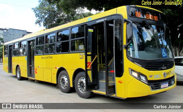 HP Transportes Coletivos 20803 na cidade de Goiânia, Goiás, Brasil, por Carlos Júnior. Número da foto: #11096904.