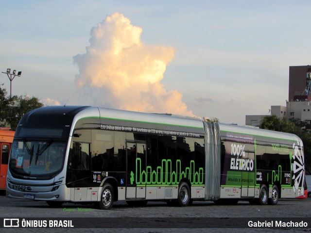 Transporte Coletivo Glória XY042 na cidade de Curitiba, Paraná, Brasil, por Gabriel Machado. Número da foto: #11097422.