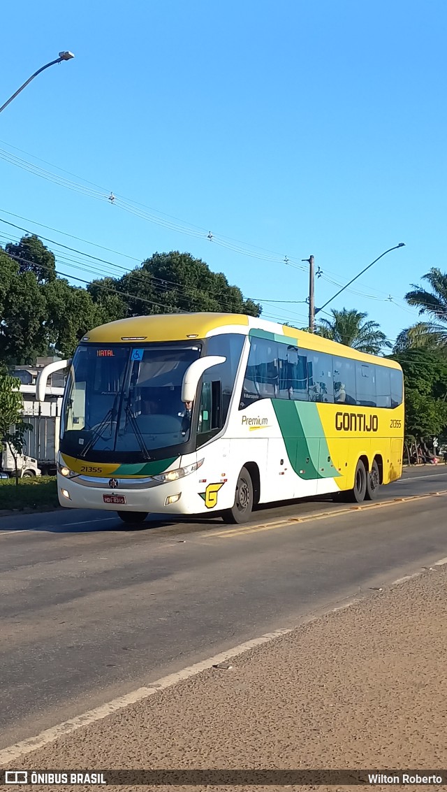 Empresa Gontijo de Transportes 21355 na cidade de Governador Valadares, Minas Gerais, Brasil, por Wilton Roberto. ID da foto: 11096914.