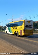 Empresa Gontijo de Transportes 21355 na cidade de Governador Valadares, Minas Gerais, Brasil, por Wilton Roberto. ID da foto: :id.