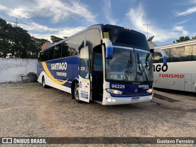 Santiago Transportes 96229 na cidade de Itararé, São Paulo, Brasil, por Gustavo Ferreira. ID da foto: 11099292.