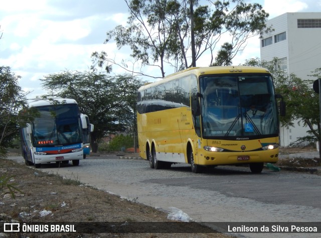 Viação Itapemirim 8863 na cidade de Caruaru, Pernambuco, Brasil, por Lenilson da Silva Pessoa. ID da foto: 11100196.