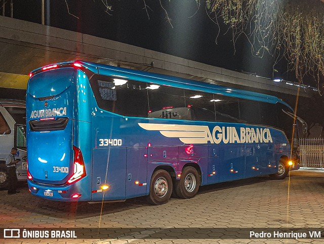 Viação Águia Branca 33400 na cidade de Belo Horizonte, Minas Gerais, Brasil, por Pedro Henrique VM. Número da foto: #11099969.