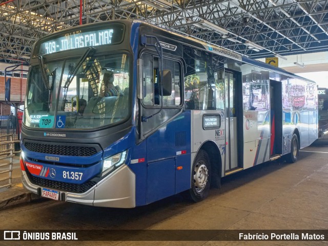 Next Mobilidade - ABC Sistema de Transporte 81.357 na cidade de Santo André, São Paulo, Brasil, por Fabrício Portella Matos. Número da foto: #11099241.