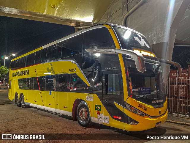 Viação Nova Itapemirim 50156 na cidade de Belo Horizonte, Minas Gerais, Brasil, por Pedro Henrique VM. Número da foto: #11099979.