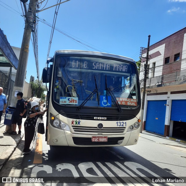 VIPE - Viação Padre Eustáquio 1321 na cidade de São Caetano do Sul, São Paulo, Brasil, por Lohan Mariano. Número da foto: #11101121.