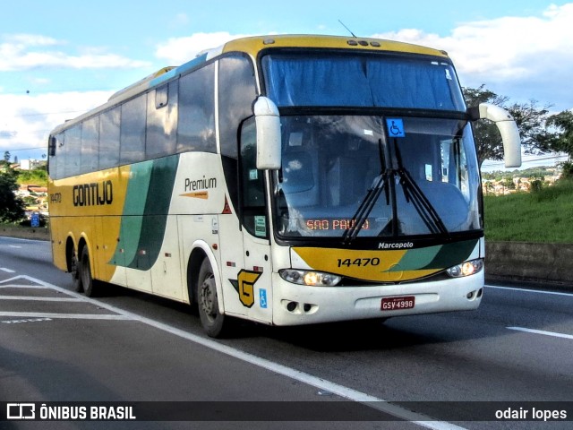 Empresa Gontijo de Transportes 14470 na cidade de Caçapava, São Paulo, Brasil, por odair lopes. ID da foto: 11100457.