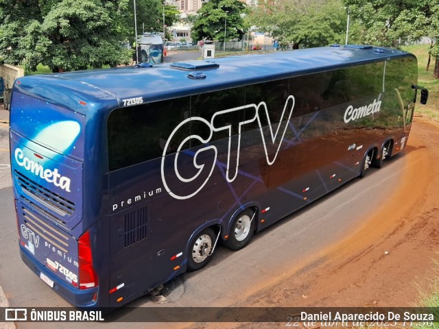 Viação Cometa 721305 na cidade de Ribeirão Preto, São Paulo, Brasil, por Daniel Aparecido De Souza. ID da foto: 11099749.