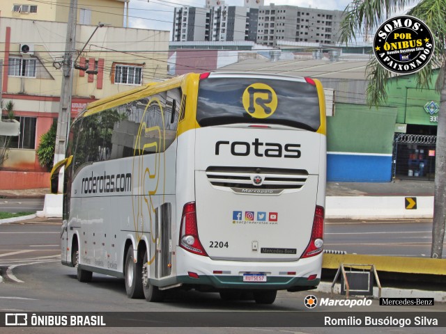 RodeRotas - Rotas de Viação do Triângulo 2204 na cidade de Londrina, Paraná, Brasil, por Romílio Busólogo Silva . Número da foto: #11100650.