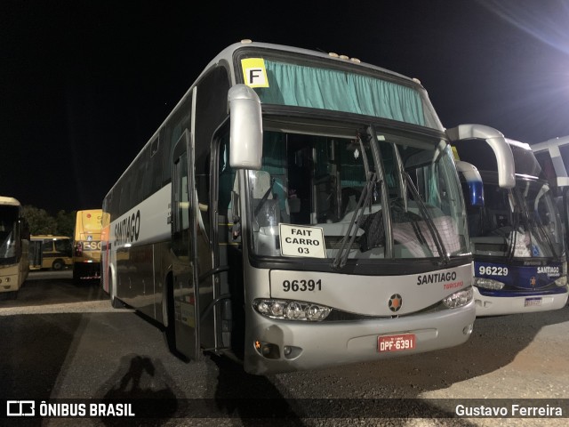 Santiago Transportes 96391 na cidade de Itapeva, São Paulo, Brasil, por Gustavo Ferreira. ID da foto: 11099301.