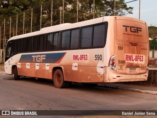 TGF Transportes e Serviços 590 na cidade de Itabirito, Minas Gerais, Brasil, por Daniel Junior Sena. Número da foto: #11099778.