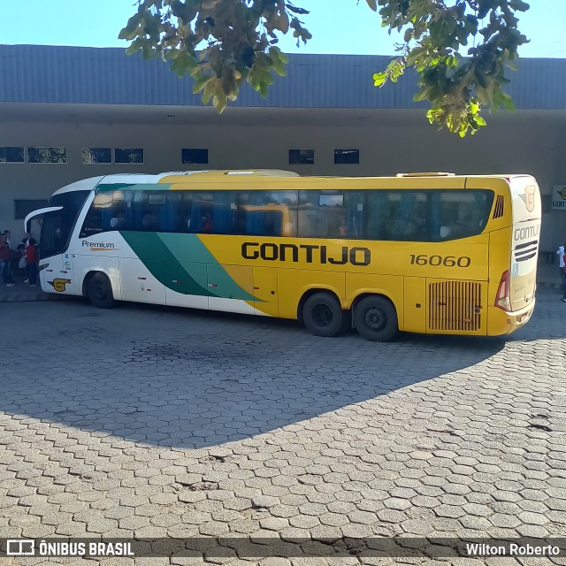 Empresa Gontijo de Transportes 16060 na cidade de Governador Valadares, Minas Gerais, Brasil, por Wilton Roberto. ID da foto: 11098704.