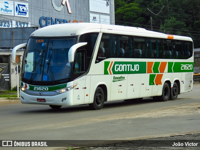 Empresa Gontijo de Transportes 21620 na cidade de Ilhéus, Bahia, Brasil, por João Victor. ID da foto: 11099515.