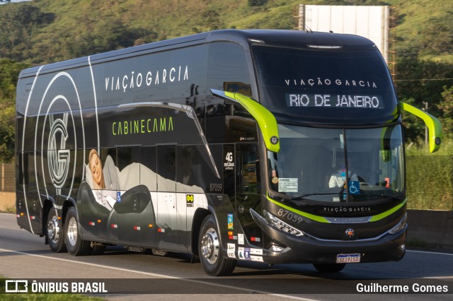 Viação Garcia 87059 na cidade de Aparecida, São Paulo, Brasil, por Guilherme Gomes. Número da foto: #11099073.