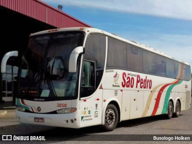 Expresso São Pedro 3050 na cidade de Santa Maria, Rio Grande do Sul, Brasil, por Busologo Holken. ID da foto: 11099234.