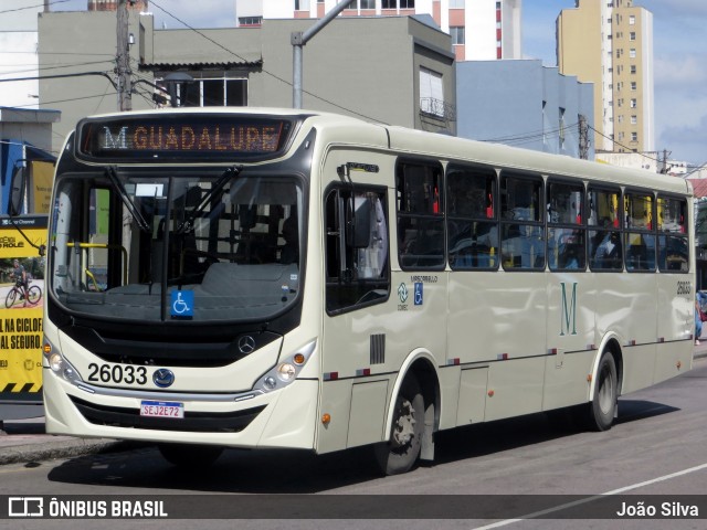 Viação do Sul 26033 na cidade de Curitiba, Paraná, Brasil, por João Silva. ID da foto: 11100431.