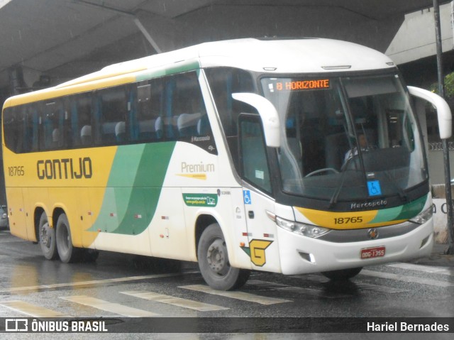 Empresa Gontijo de Transportes 18765 na cidade de Belo Horizonte, Minas Gerais, Brasil, por Hariel Bernades. ID da foto: 11101305.