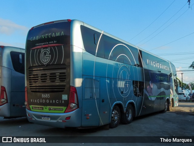 Viação Garcia 8685 na cidade de Angra dos Reis, Rio de Janeiro, Brasil, por Théo Marques. ID da foto: 11102527.