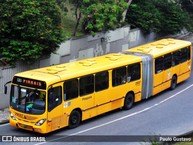 Viação Piraquara 29597 na cidade de Curitiba, Paraná, Brasil, por Paulo Gustavo. Número da foto: #11103658.