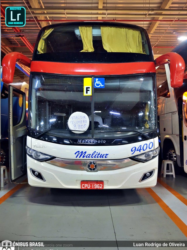 Malitur Turismo 9400 na cidade de São Paulo, São Paulo, Brasil, por Luan Rodrigo de Oliveira. Número da foto: #11103653.
