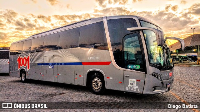 Auto Viação 1001 RJ 108.161 na cidade de Rio de Janeiro, Rio de Janeiro, Brasil, por Diego Batista. Número da foto: #11102792.