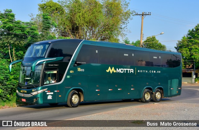 Viação Motta 18015 na cidade de Cuiabá, Mato Grosso, Brasil, por Buss Mato Grossense. Número da foto: #11102233.