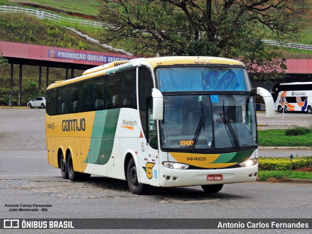 Empresa Gontijo de Transportes 14465 na cidade de João Monlevade, Minas Gerais, Brasil, por Antonio Carlos Fernandes. ID da foto: 11101978.