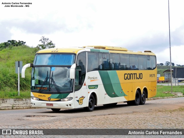 Empresa Gontijo de Transportes 14575 na cidade de João Monlevade, Minas Gerais, Brasil, por Antonio Carlos Fernandes. Número da foto: #11102000.