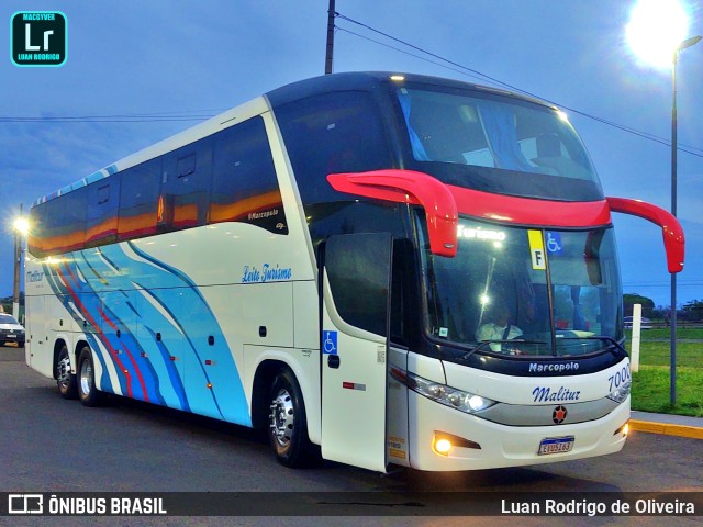 Malitur Turismo 7000 na cidade de Cedral, São Paulo, Brasil, por Luan Rodrigo de Oliveira. Número da foto: #11103682.