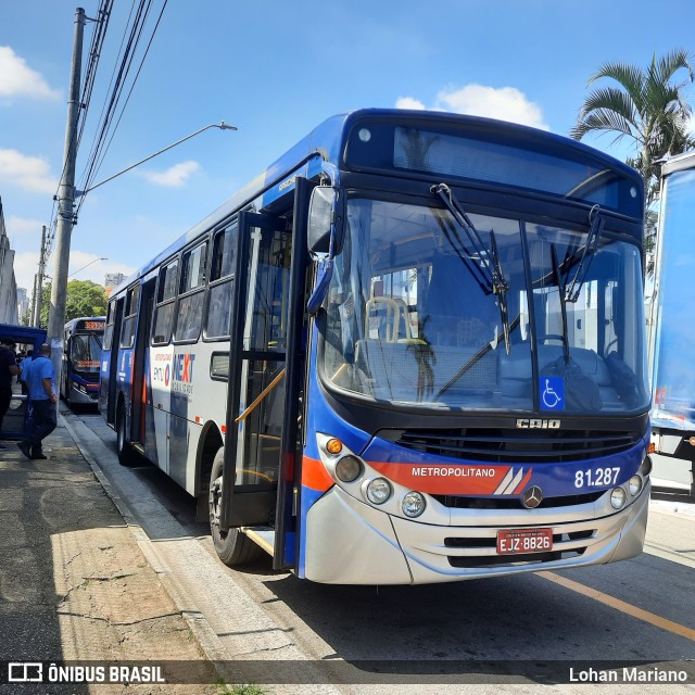 Next Mobilidade - ABC Sistema de Transporte 81.287 na cidade de São Caetano do Sul, São Paulo, Brasil, por Lohan Mariano. ID da foto: 11102580.