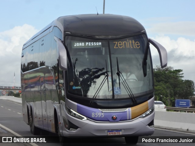 Rota Transportes Rodoviários 8595 na cidade de Escada, Pernambuco, Brasil, por Pedro Francisco Junior. ID da foto: 11103638.