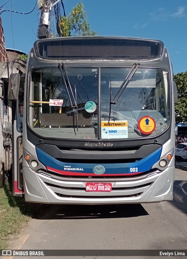 Bem Te Vi Transportes e Turismo 003 na cidade de Pinheiral, Rio de Janeiro, Brasil, por Evelyn Lima. Número da foto: #11102302.