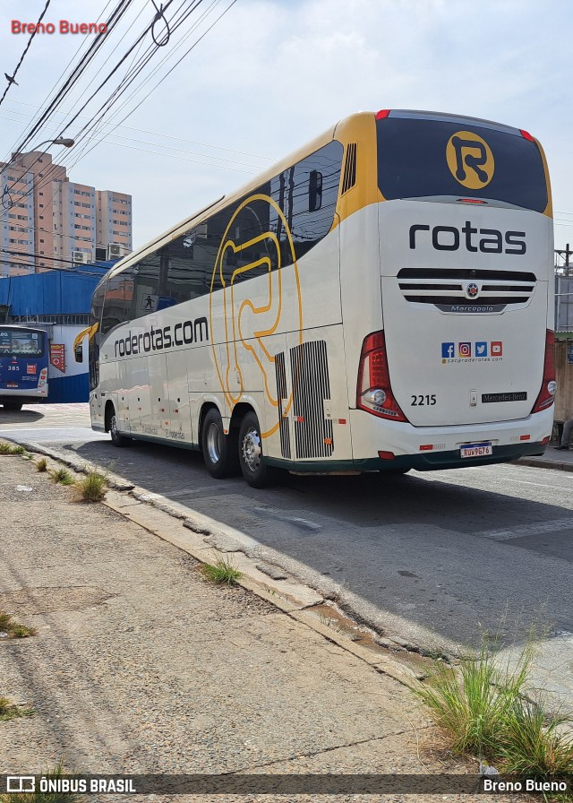 RodeRotas - Rotas de Viação do Triângulo 2215 na cidade de Sorocaba, São Paulo, Brasil, por Breno Bueno. ID da foto: 11103699.