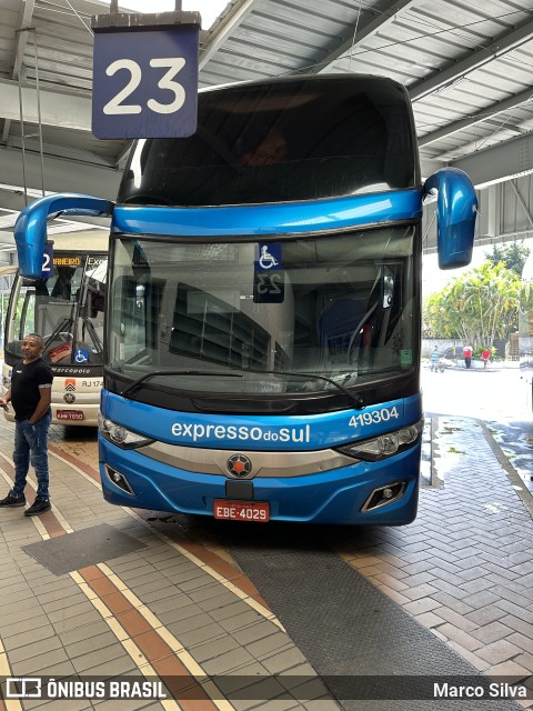 Expresso do Sul 419304 na cidade de Resende, Rio de Janeiro, Brasil, por Marco Silva. Número da foto: #11101639.