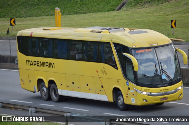 Viação Itapemirim 60047 na cidade de Lavrinhas, São Paulo, Brasil, por Jhonatan Diego da Silva Trevisan. ID da foto: 11103386.