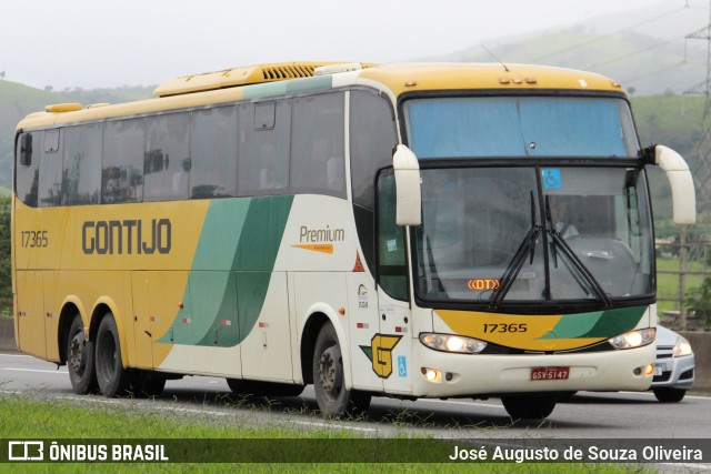 Empresa Gontijo de Transportes 17365 na cidade de Roseira, São Paulo, Brasil, por José Augusto de Souza Oliveira. ID da foto: 11103625.